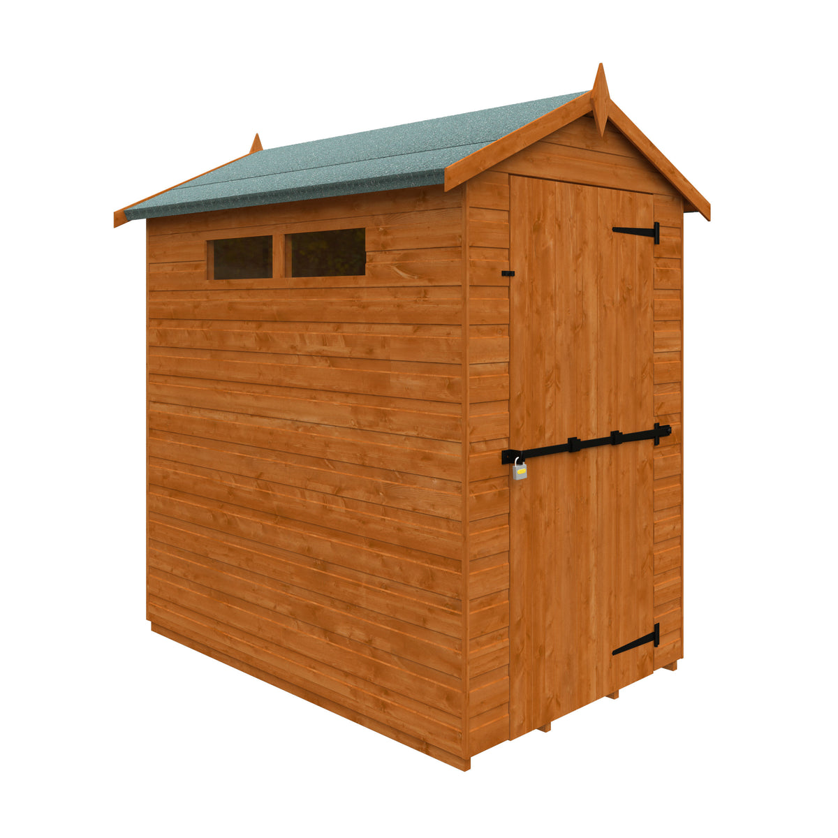 Redlands 6' x 4' Shiplap Apex Security Shed | Sheds.co.uk