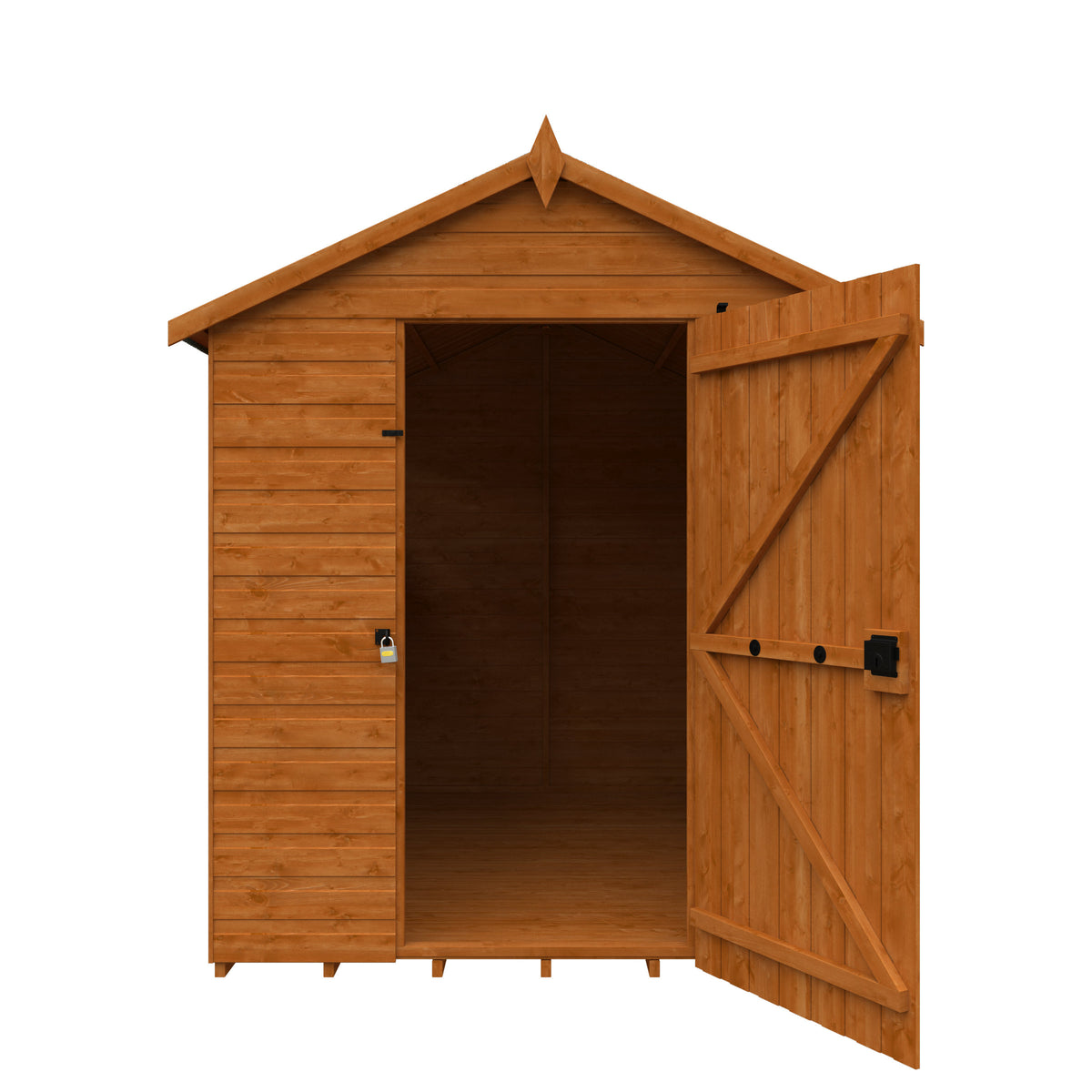 Redlands 10' x 6' Shiplap Apex Security Shed | Sheds.co.uk