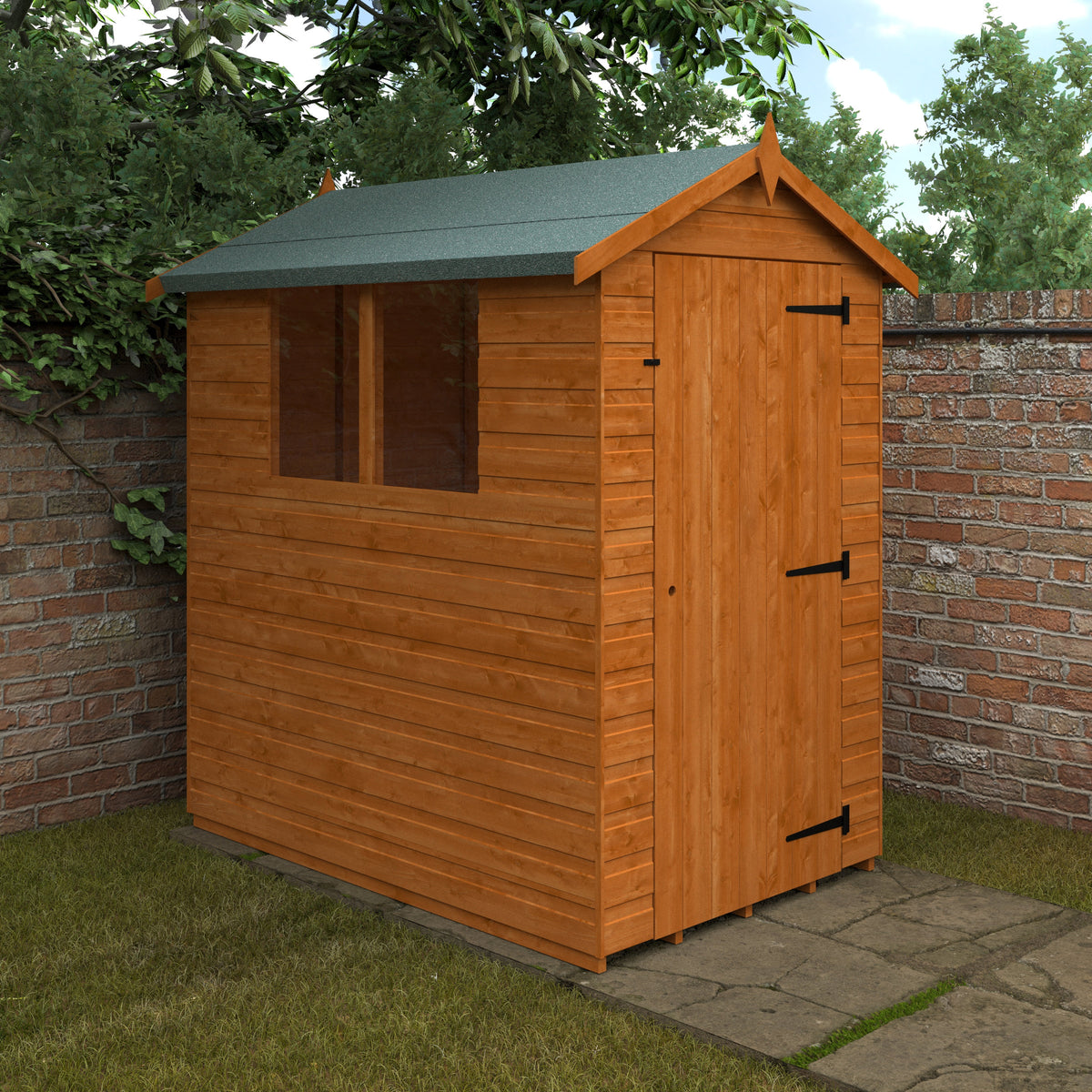 Redlands 4' x 6' Shiplap Apex Shed | Sheds.co.uk