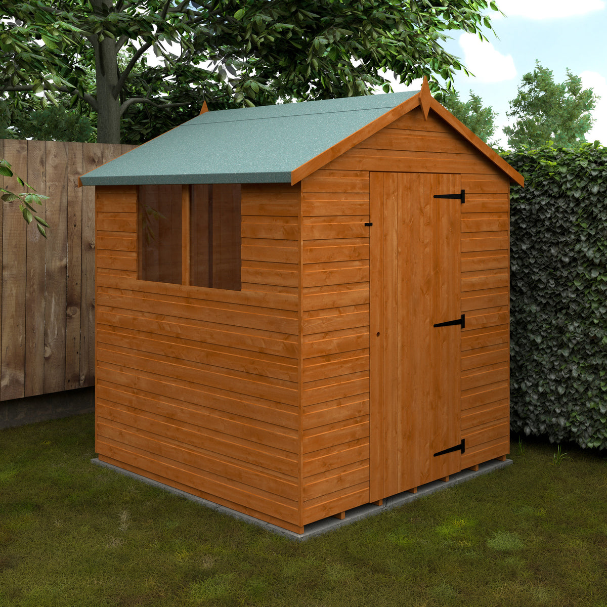 Redlands 6' x 6' Shiplap Apex Shed | Sheds.co.uk