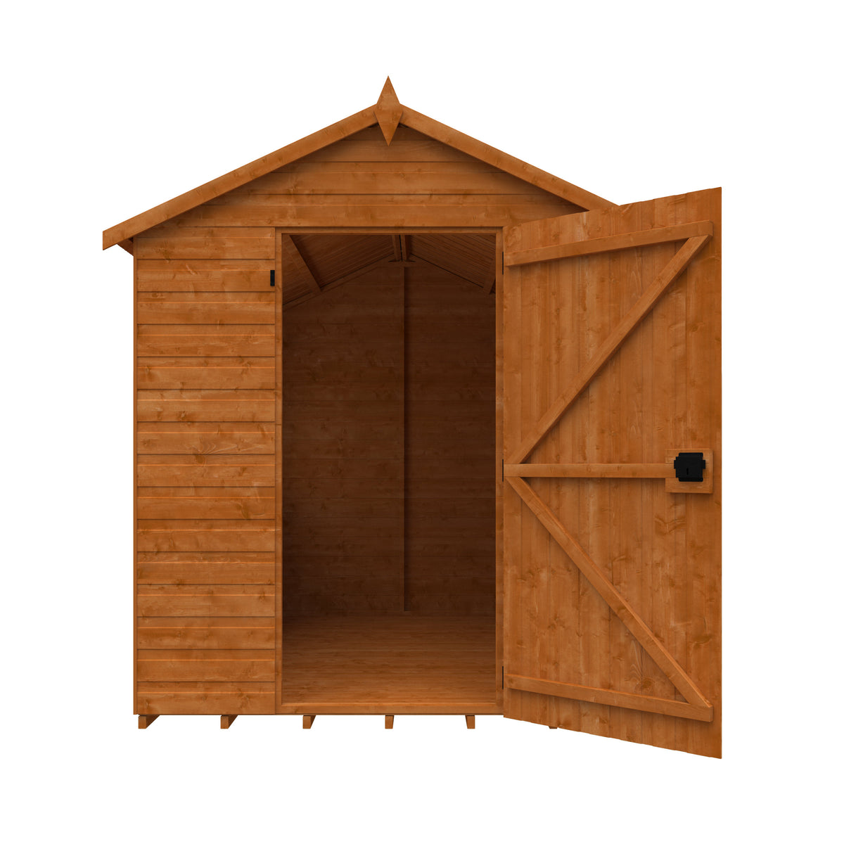 Redlands 8' x 6' Express Delivery Shiplap Apex Shed | Sheds.co.uk
