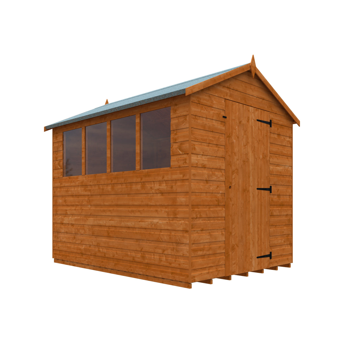 Redlands 8' x 6' Express Delivery Shiplap Apex Shed | Sheds.co.uk