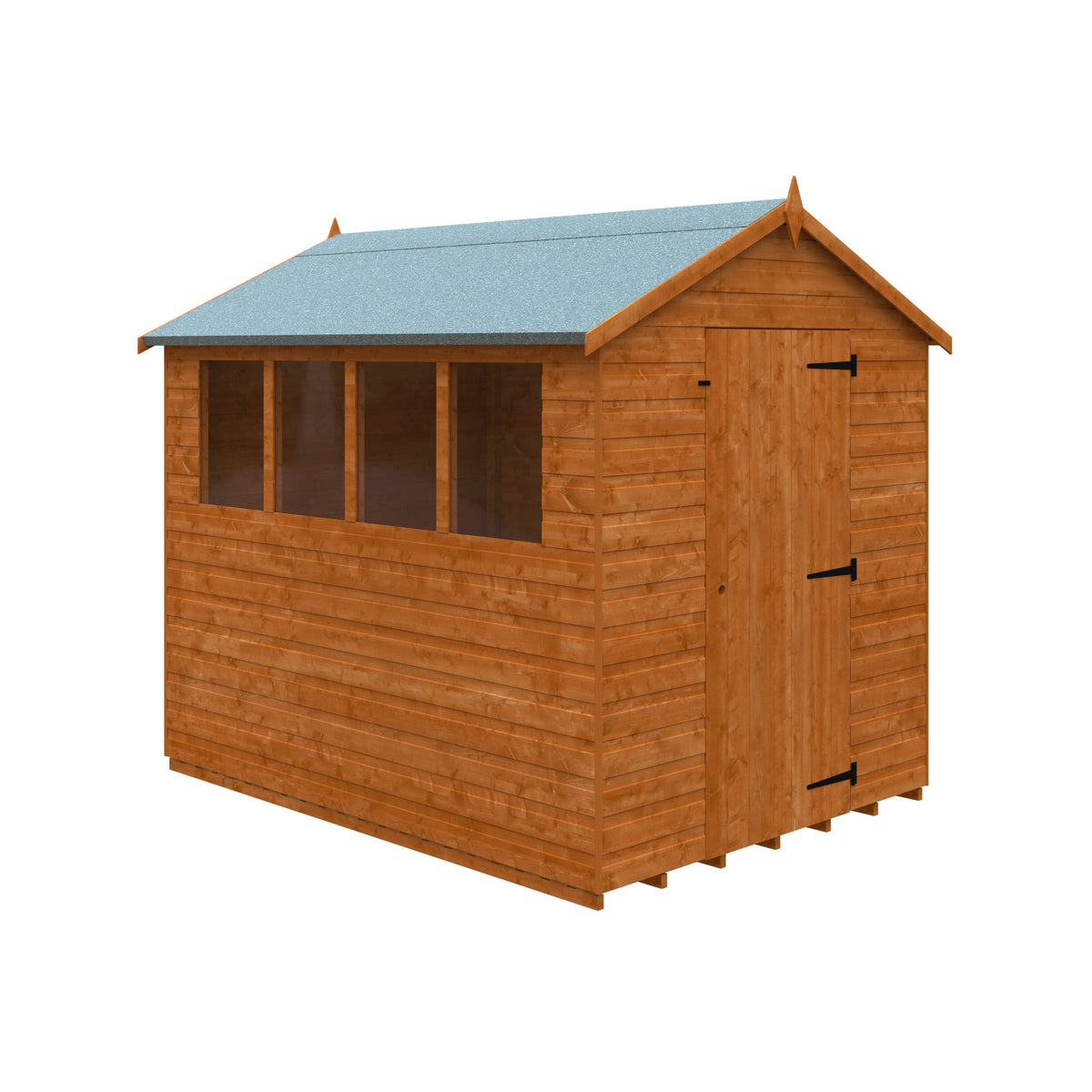 Redlands 8' x 6' Express Delivery Shiplap Apex Shed | Sheds.co.uk