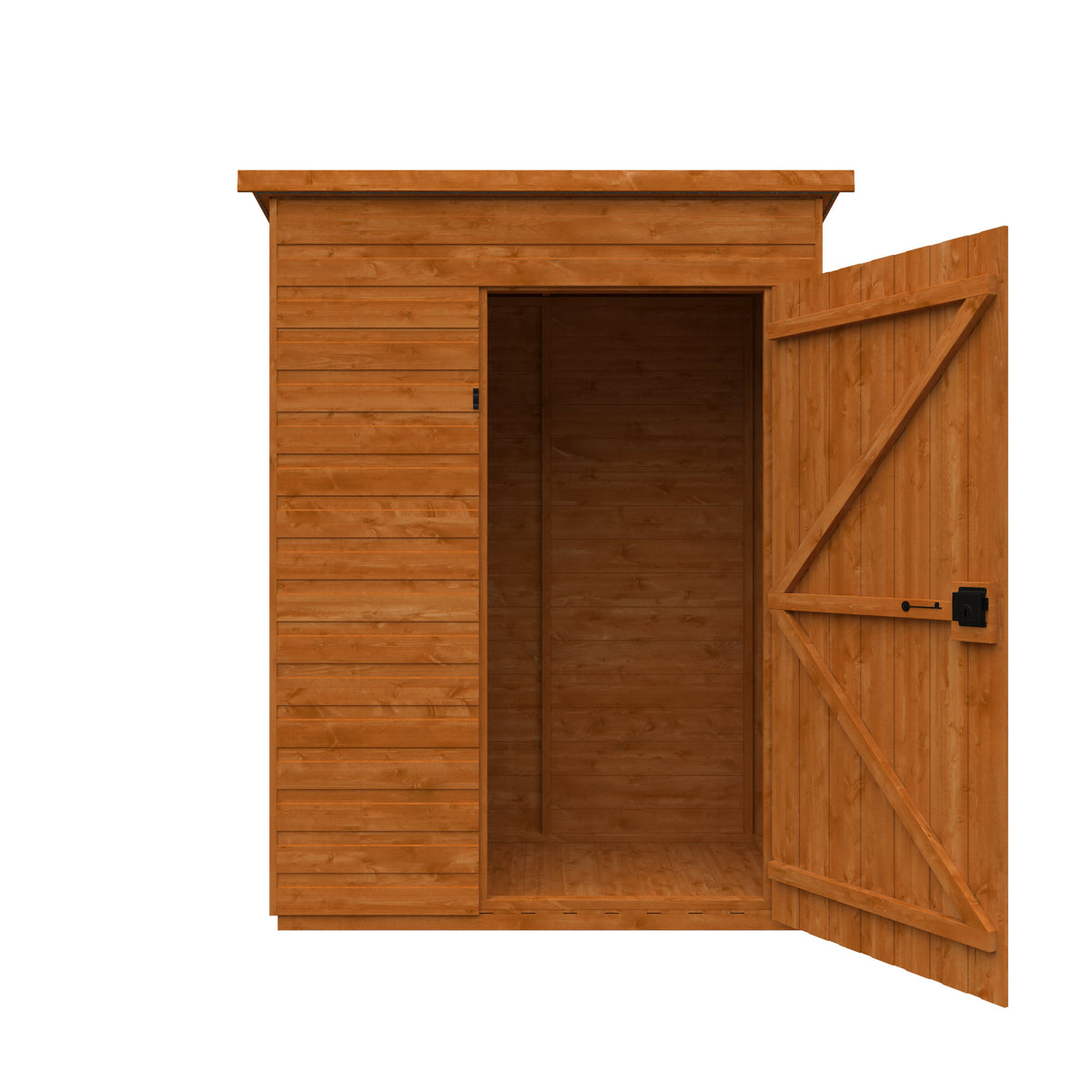 Redlands 5' x 3' Premium Shiplap Pent Tool Store | Sheds.co.uk