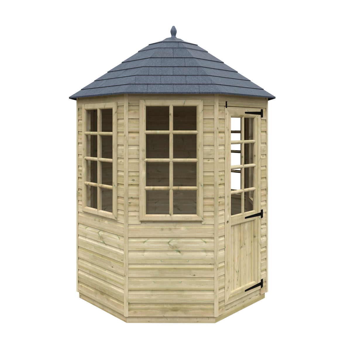 Redlands 6' x 6' Pressure Treated Octagonal Summer House | Sheds.co.uk