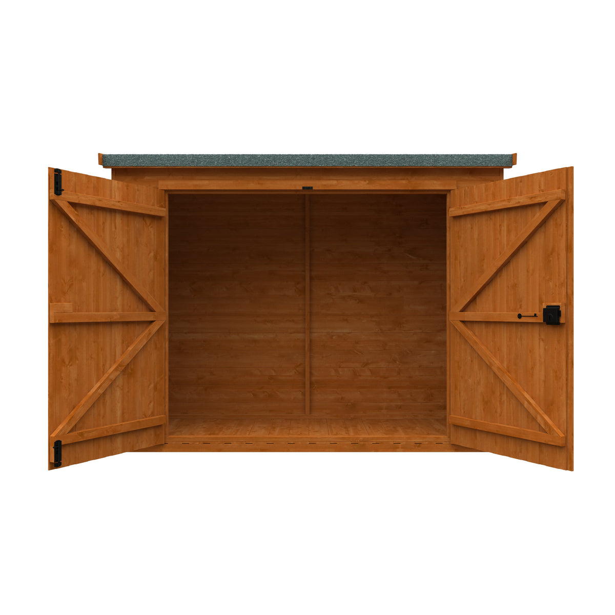 Redlands 7' x 3' Shiplap Pent Bike Shed | Sheds.co.uk