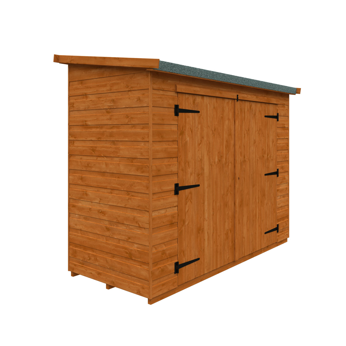 Redlands 7' x 3' Shiplap Pent Bike Shed | Sheds.co.uk