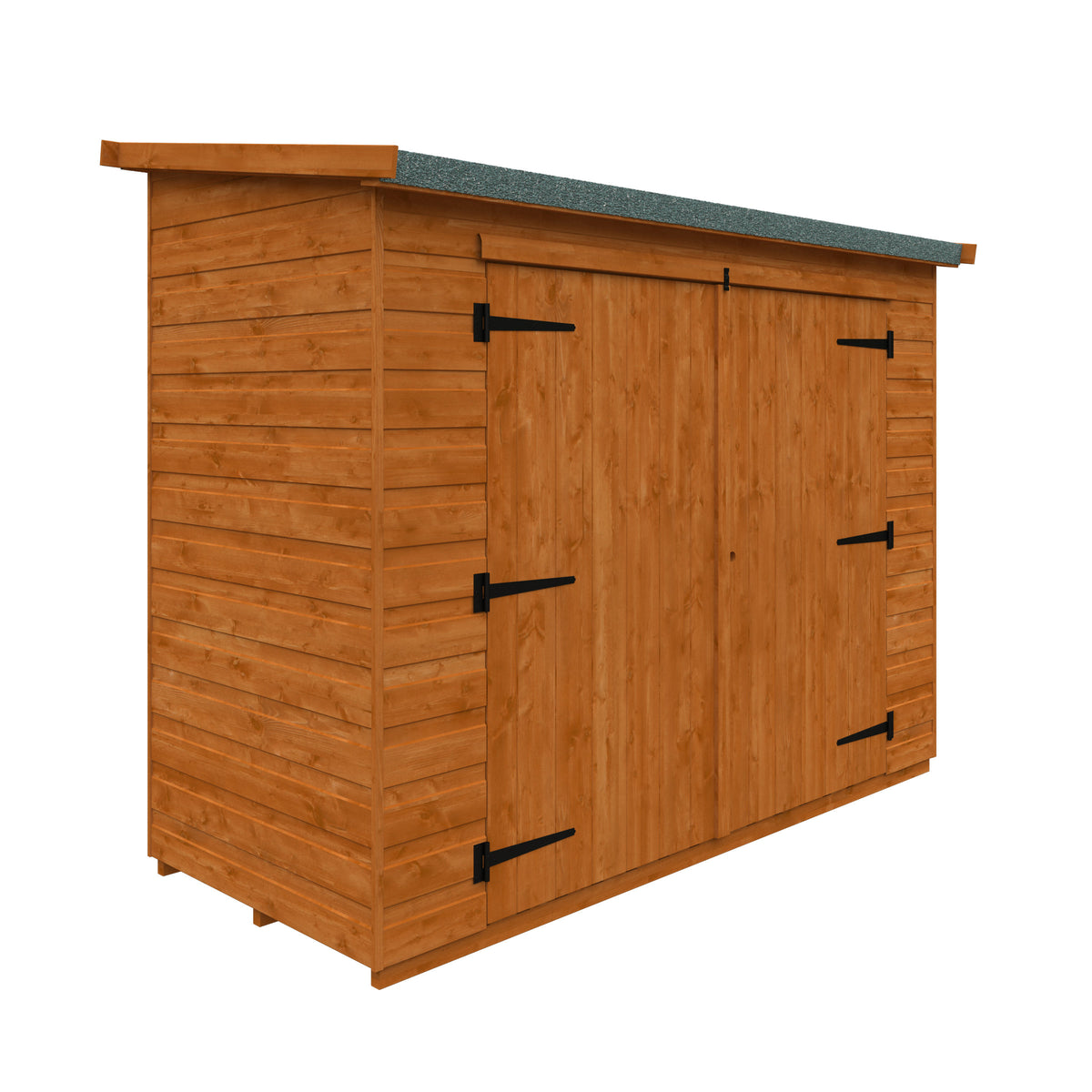 Redlands 7' x 3' Shiplap Pent Bike Shed | Sheds.co.uk