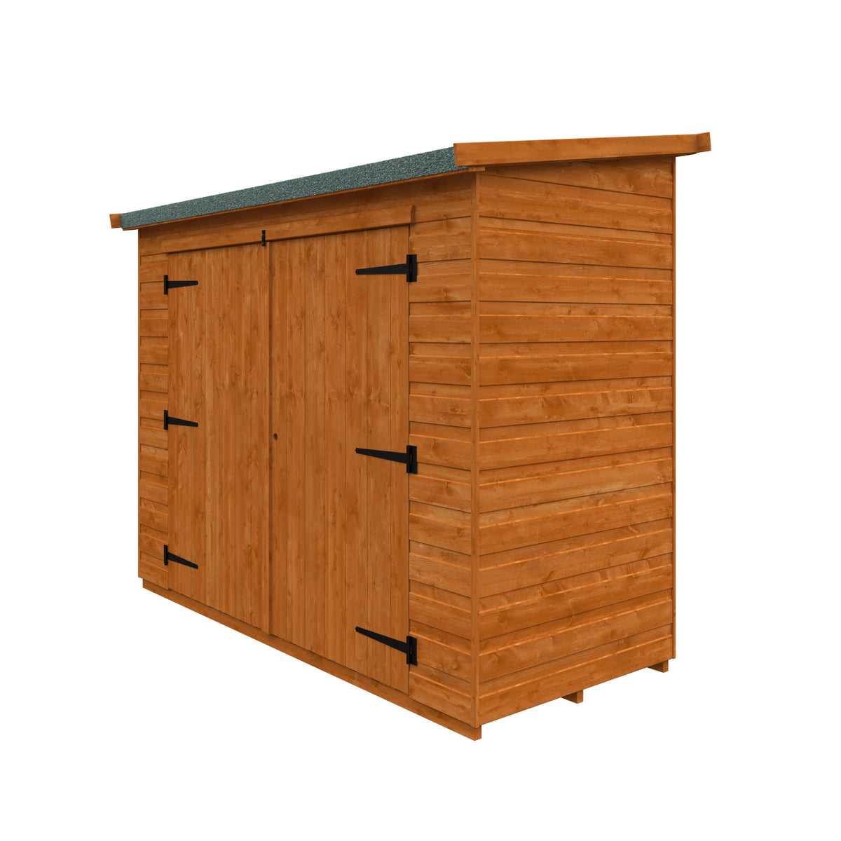 Redlands 7' x 3' Shiplap Pent Bike Shed | Sheds.co.uk