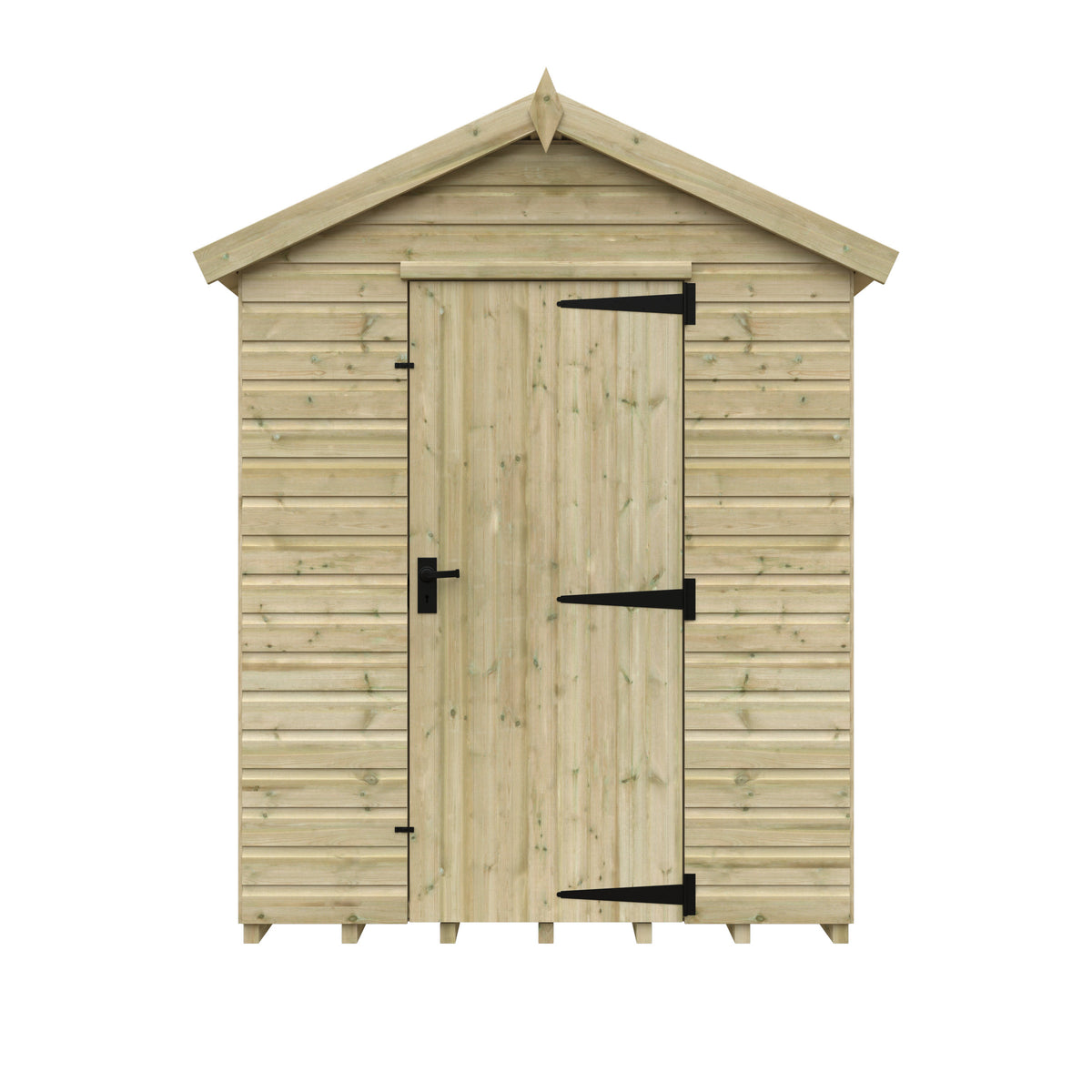 Redlands 8' x 10' Pressure Treated Deluxe Shiplap Apex Shed | Sheds.co.uk