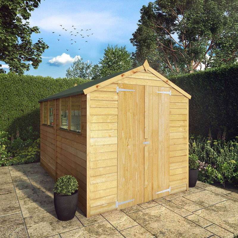 6 x 10 Double Door Overlap Apex Shed