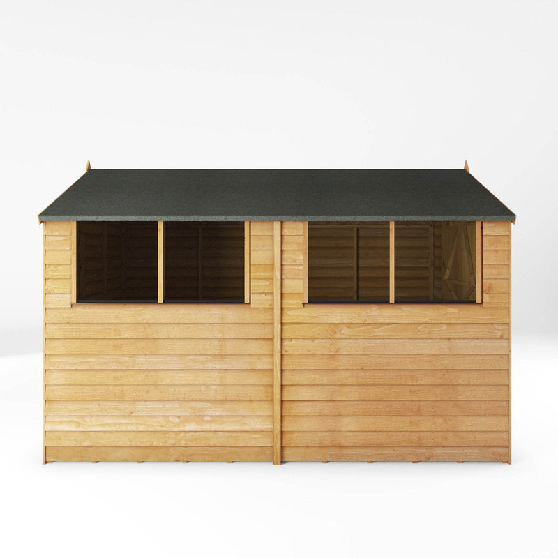 Adley 6' x 10' Double Door Overlap Apex Shed | Sheds.co.uk
