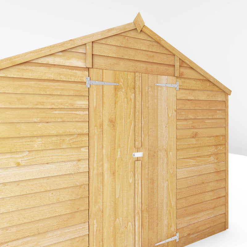 Adley 8' x 10' Double Door Overlap Apex Shed | Sheds.co.uk