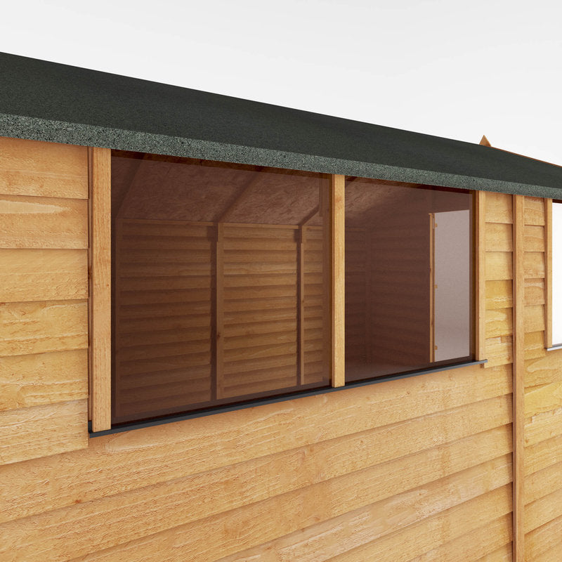 Adley 8' x 10' Double Door Overlap Apex Shed | Sheds.co.uk