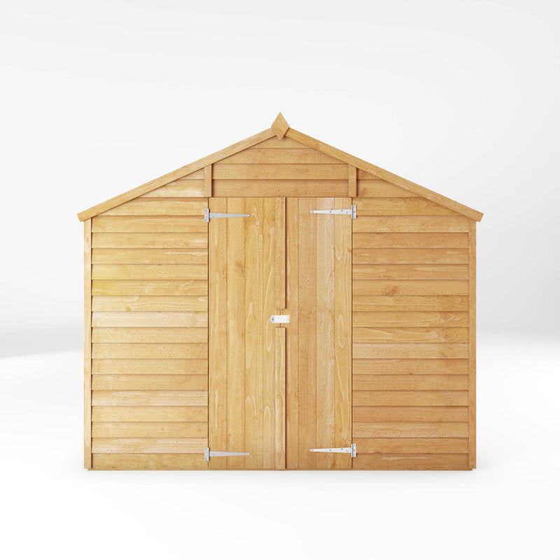 Adley 8' x 10' Double Door Overlap Apex Shed | Sheds.co.uk