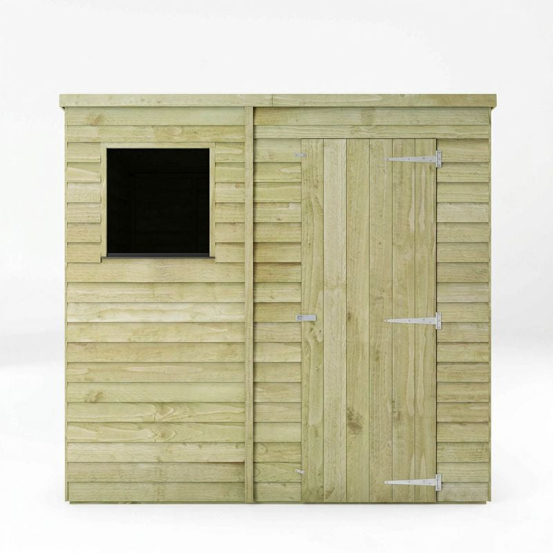 Adley 7' x 5' Overlap Modular Pent Shed | Sheds.co.uk