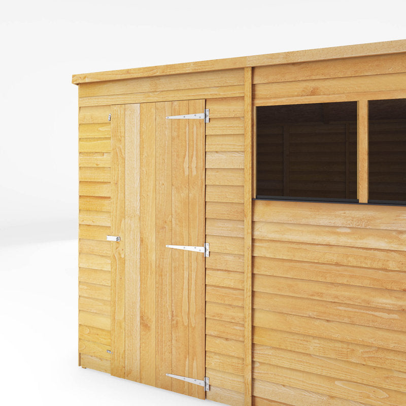 Adley 8' x 6' Overlap Modular Pent Shed | Sheds.co.uk