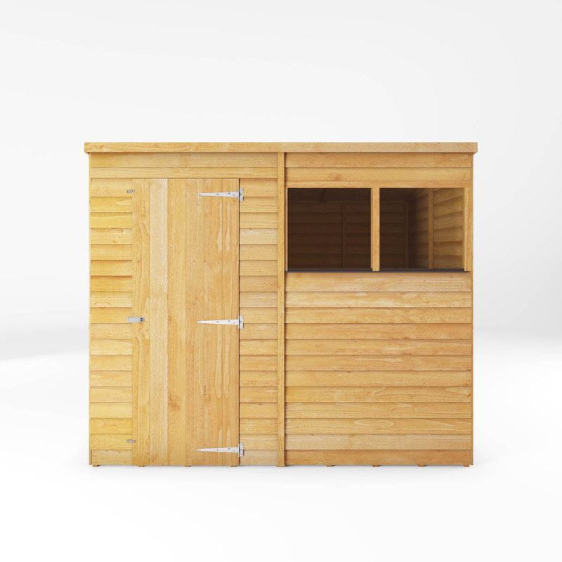 Adley 8' x 6' Overlap Modular Pent Shed | Sheds.co.uk