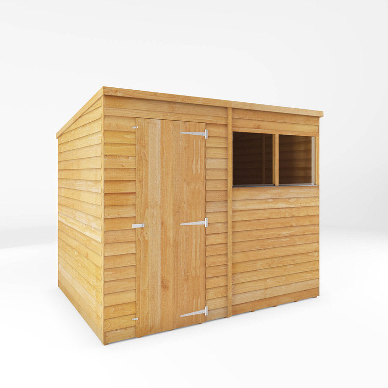 Adley 8' x 6' Overlap Modular Pent Shed | Sheds.co.uk