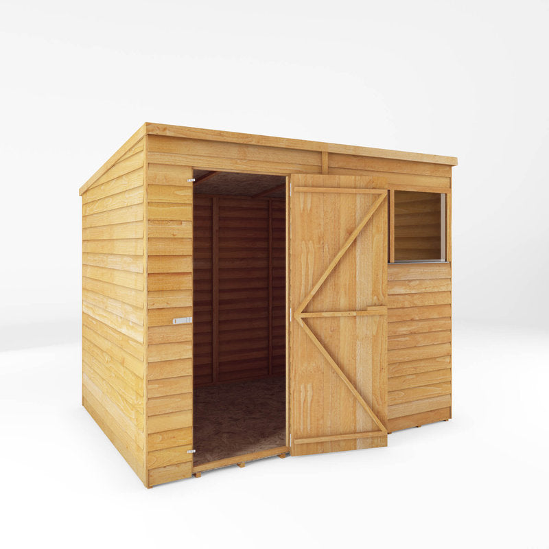 Adley 8' x 6' Overlap Modular Pent Shed | Sheds.co.uk