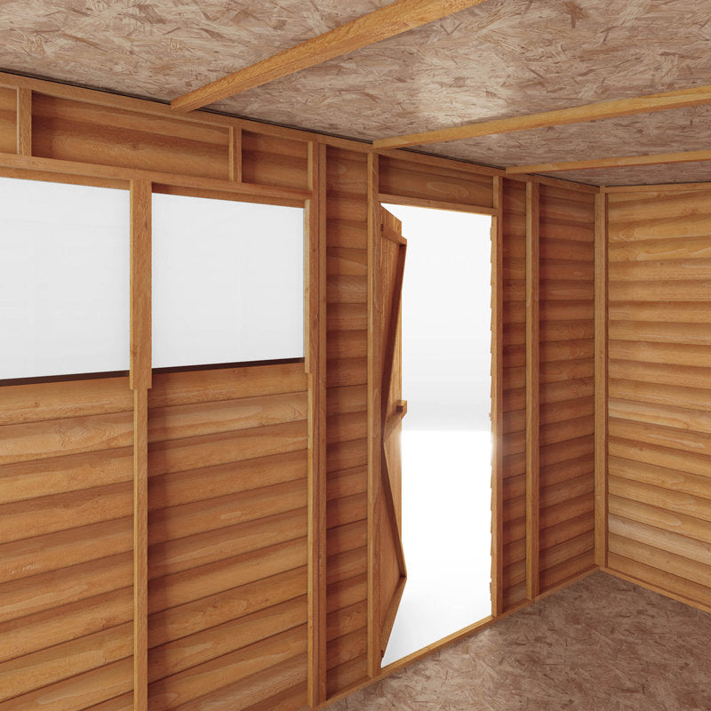 Adley 10' x 6' Overlap Modular Pent Shed | Sheds.co.uk