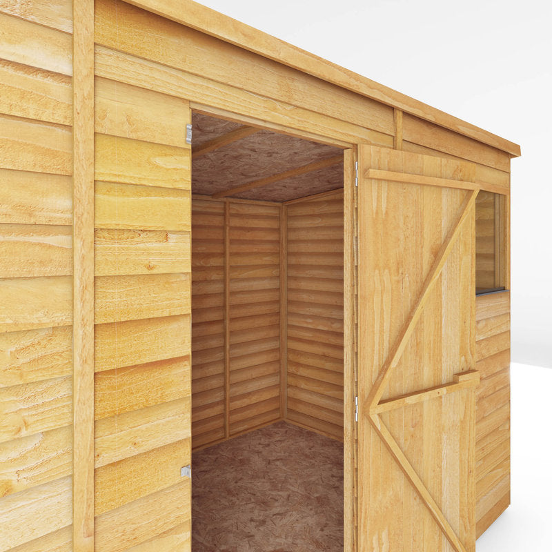 Adley 10' x 6' Overlap Modular Pent Shed | Sheds.co.uk