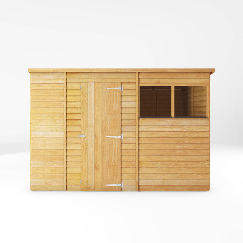 Adley 10' x 6' Overlap Modular Pent Shed | Sheds.co.uk