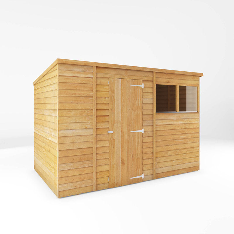 Adley 10' x 6' Overlap Modular Pent Shed | Sheds.co.uk