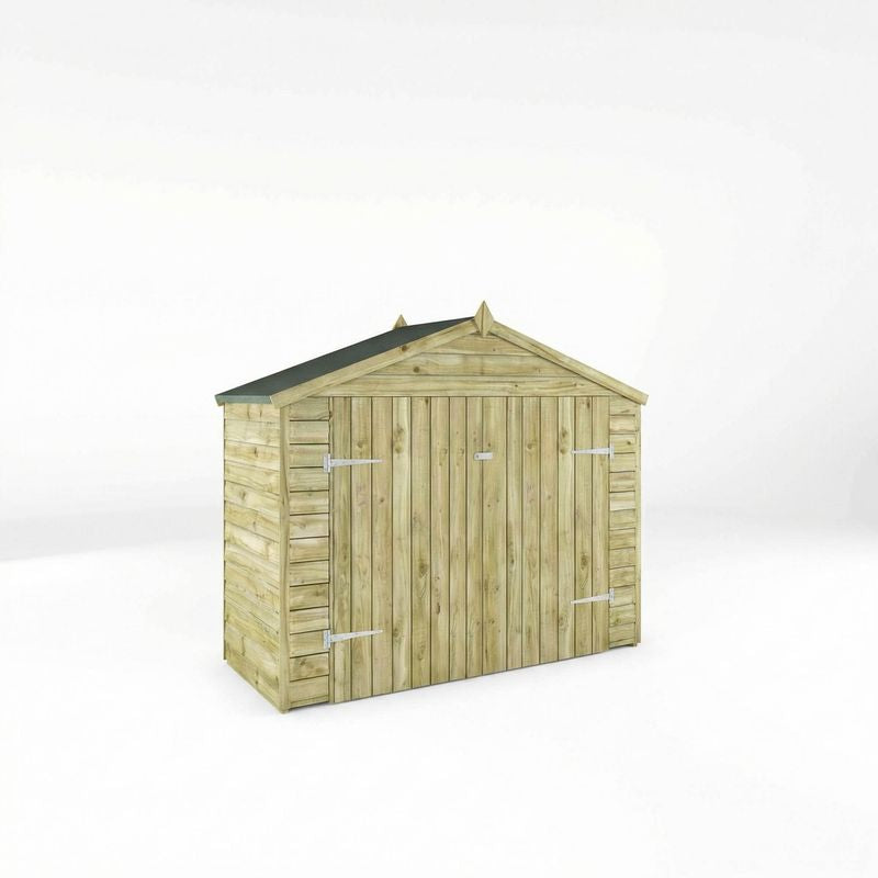 Adley 7' x 3' Overlap Apex Bike Shed | Sheds.co.uk