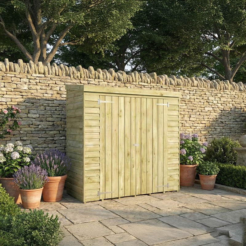 Adley 6' x 2'6" Overlap Pent Shed | Sheds.co.uk