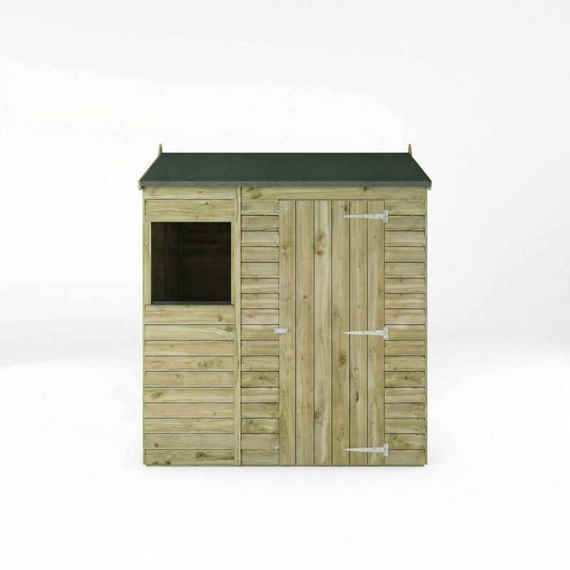 Adley 6' x 4' Overlap Reverse Apex Shed | Sheds.co.uk