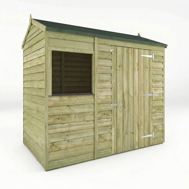 Adley 6' x 4' Overlap Reverse Apex Shed | Sheds.co.uk