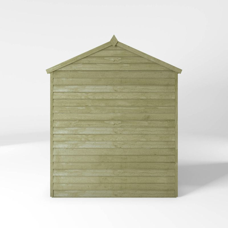 Adley 8' x 6' Overlap Reverse Apex Shed | Sheds.co.uk
