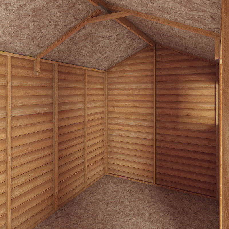 Adley 10' x 6' Overlap Reverse Apex Shed | Sheds.co.uk