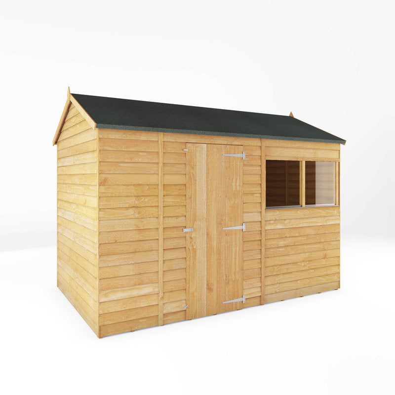 Adley 10' x 6' Overlap Reverse Apex Shed | Sheds.co.uk