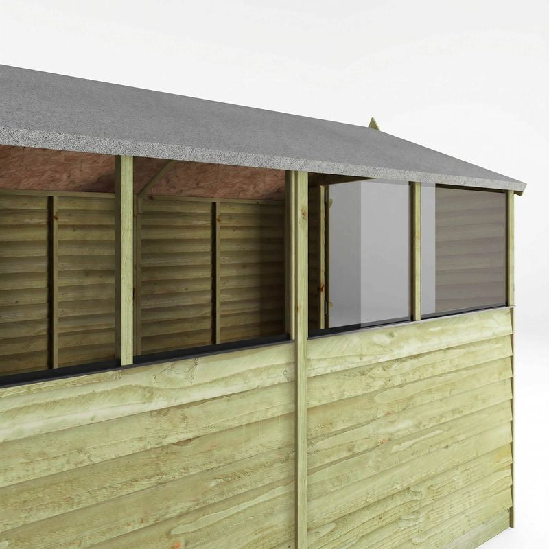 Adley 6' x 8' Overlap Apex Shed | Sheds.co.uk