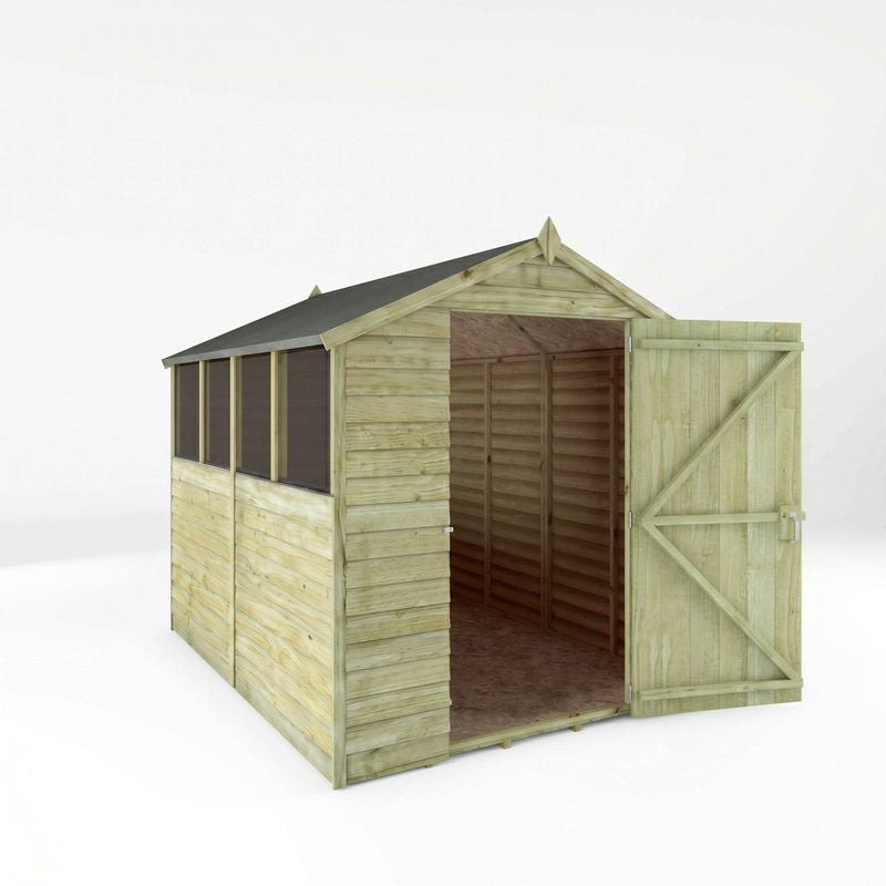 Adley 6' x 8' Overlap Apex Shed | Sheds.co.uk