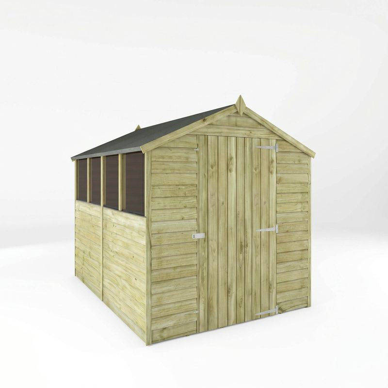Adley 6' x 8' Overlap Apex Shed | Sheds.co.uk