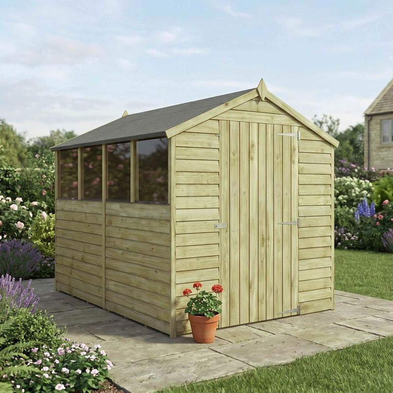6 x 8 Overlap Apex Shed