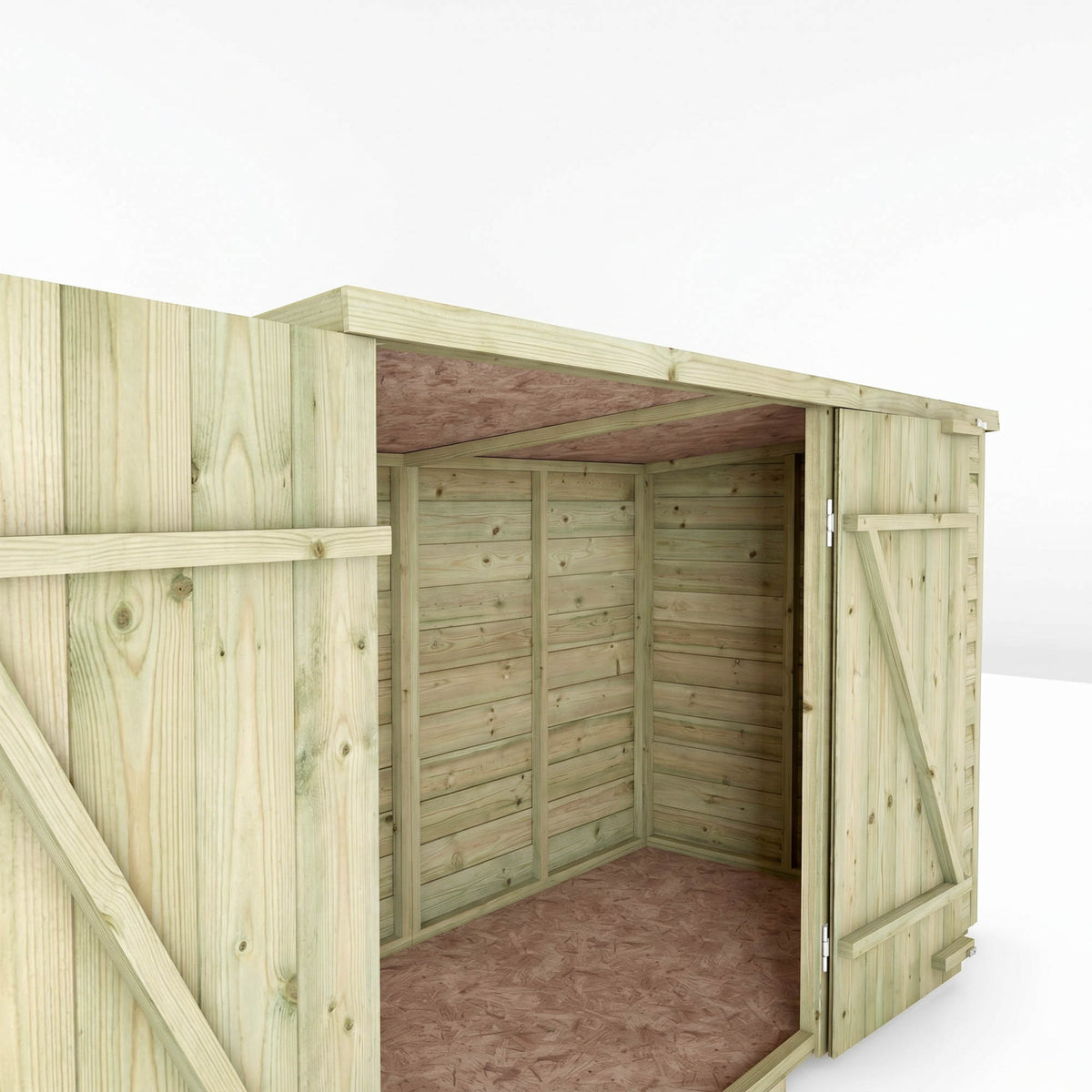 Adley 6' x 3' Overlap Pent Bike Shed | Sheds.co.uk