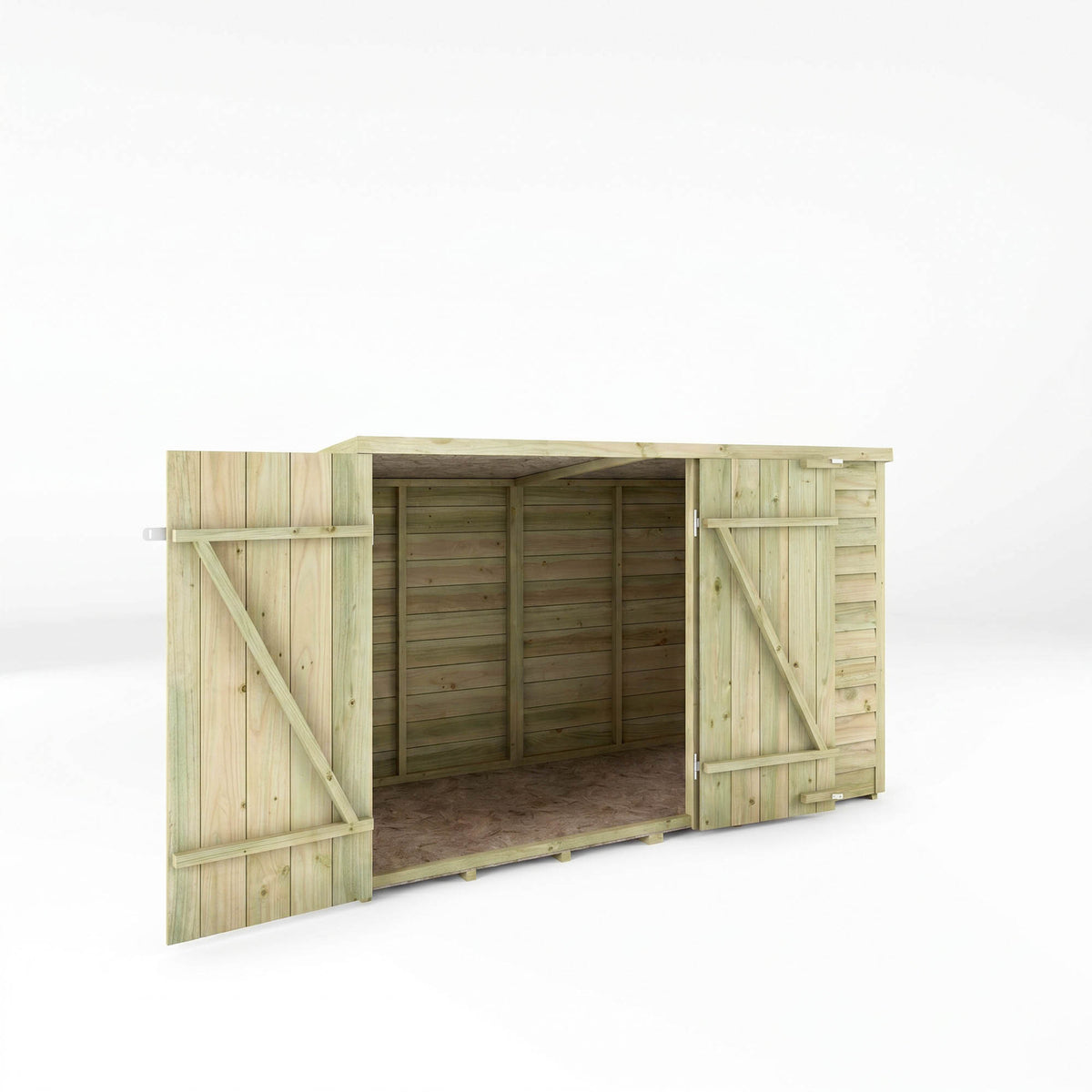 Adley 6' x 3' Overlap Pent Bike Shed | Sheds.co.uk