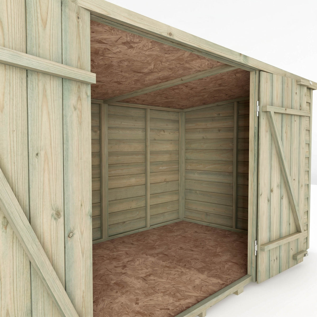Adley 6' x 4' Overlap Pent Bike Shed | Sheds.co.uk