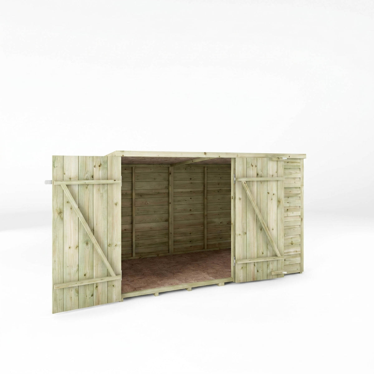 Adley 6' x 4' Overlap Pent Bike Shed | Sheds.co.uk