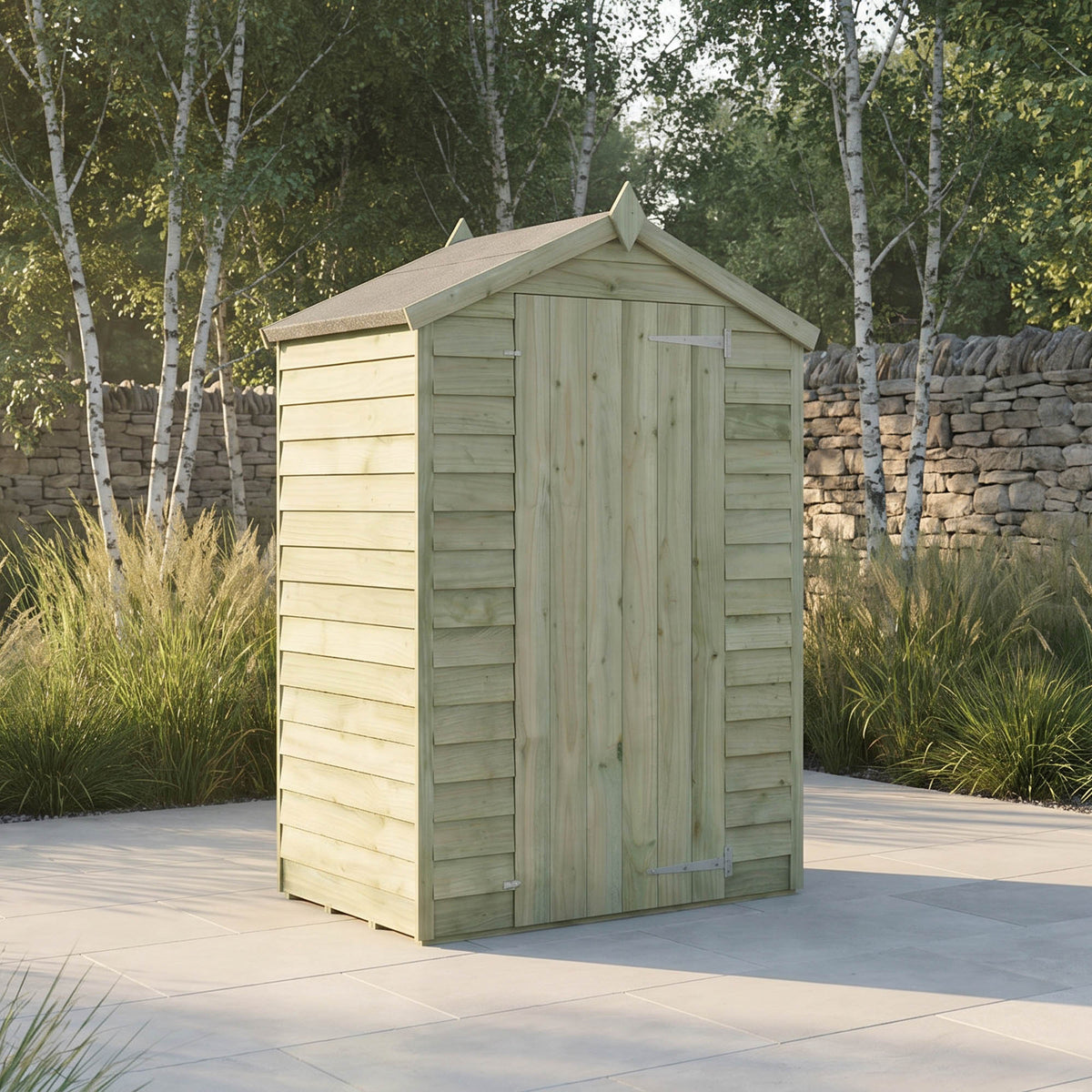 3 x 4 Windowless Overlap Apex Shed