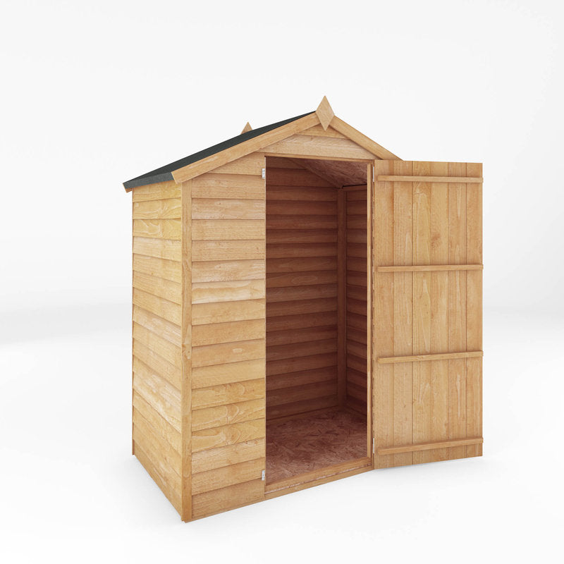 Adley 5' x 3' Windowless Overlap Apex Shed | Sheds.co.uk