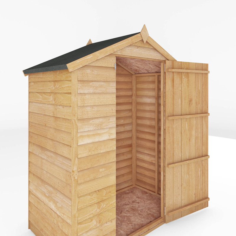 Adley 5' x 3' Windowless Overlap Apex Shed | Sheds.co.uk