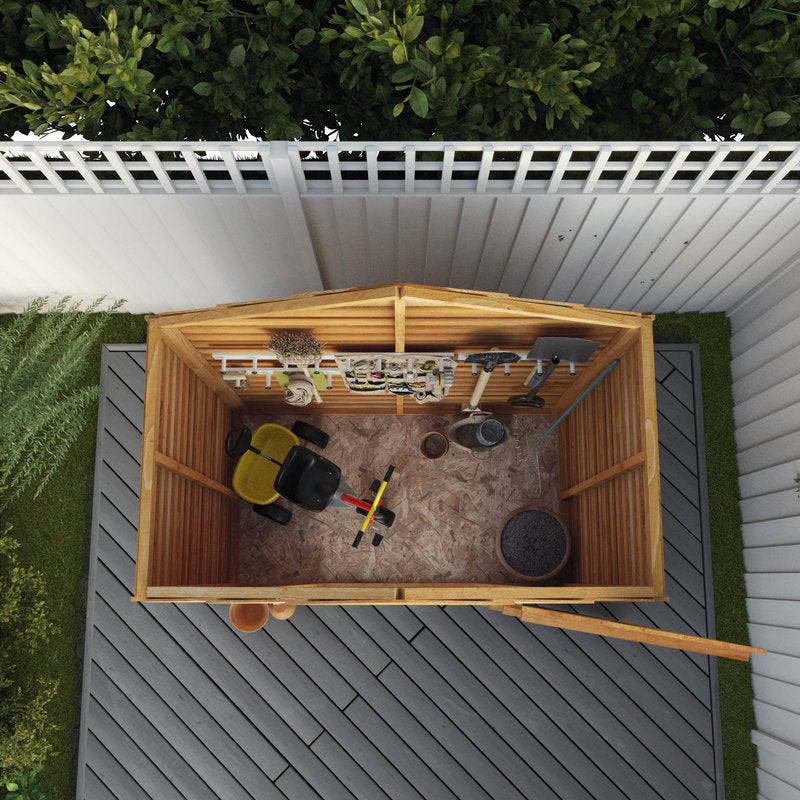 Adley 5' x 3' Windowless Overlap Apex Shed | Sheds.co.uk