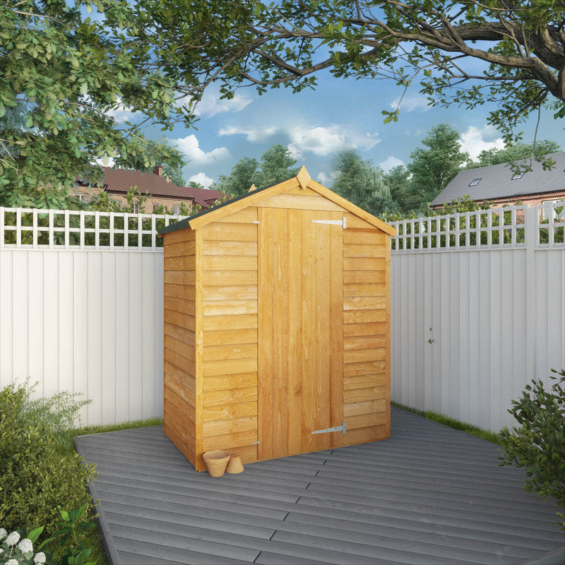 5 x 3 Windowless Overlap Apex Shed