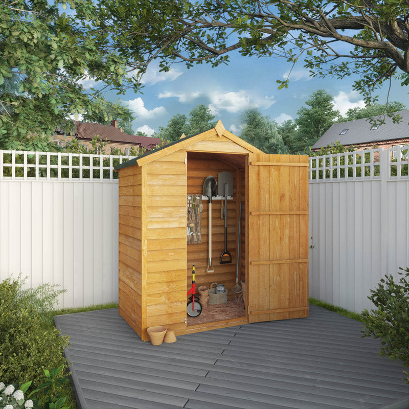 Adley 5' x 3' Windowless Overlap Apex Shed | Sheds.co.uk