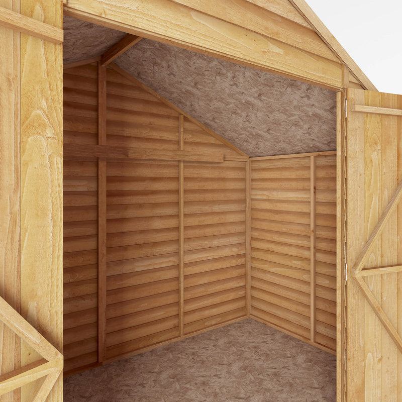 Adley 5' x 10' Double Door Overlap Apex Shed | Sheds.co.uk